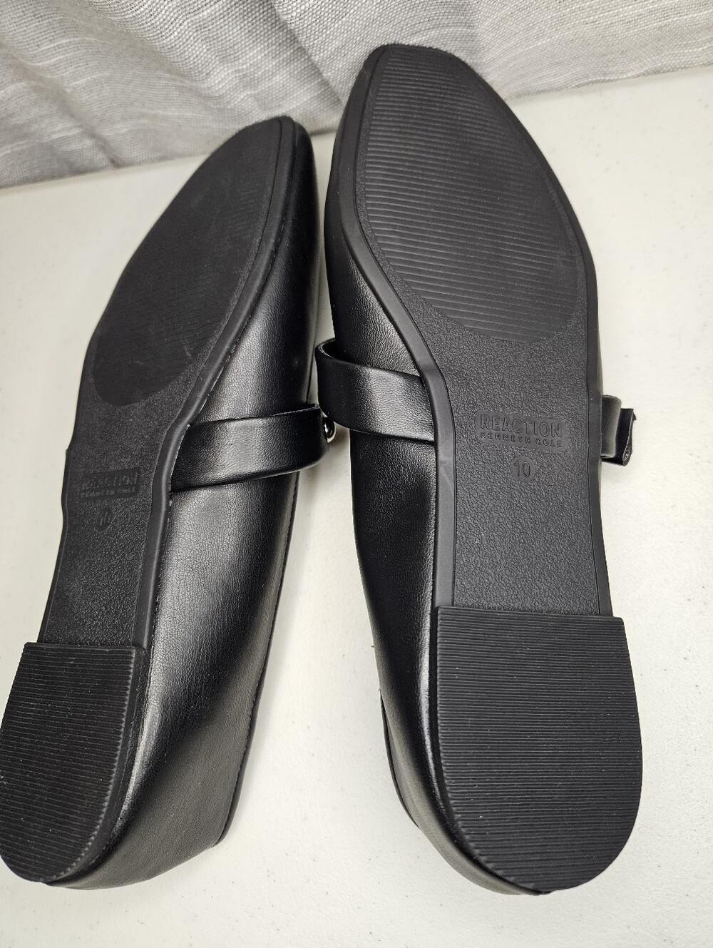 Kenneth Cole Reaction Women's Studded Maxi Maryjane Ballet Flats Sz 10 New Black - Picture 11 of 16